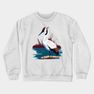 Whooping Crane Crewneck Sweatshirt